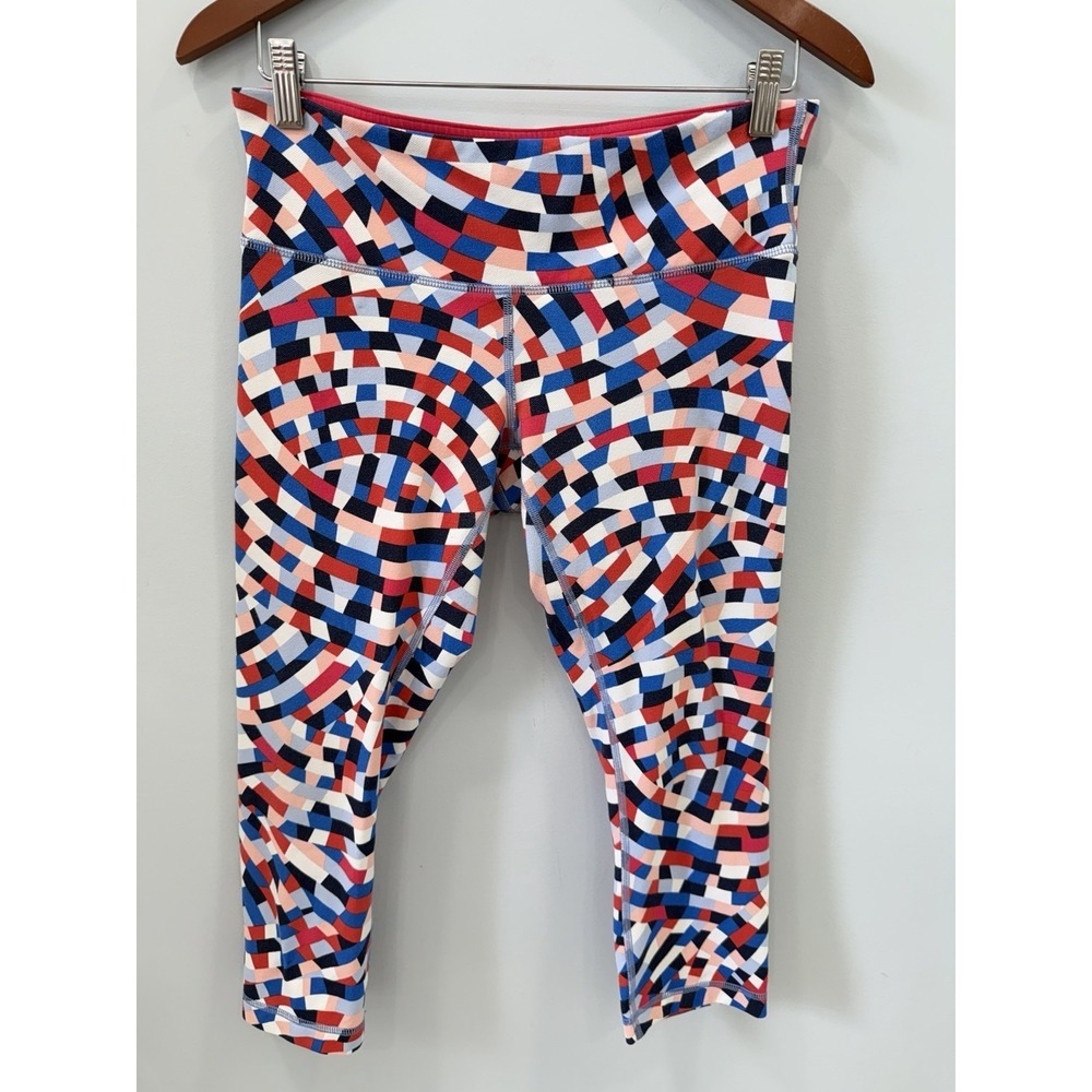 Lululemon Wunder Under Cropped Leggings Women's Size 10 Capoeira Activewear
